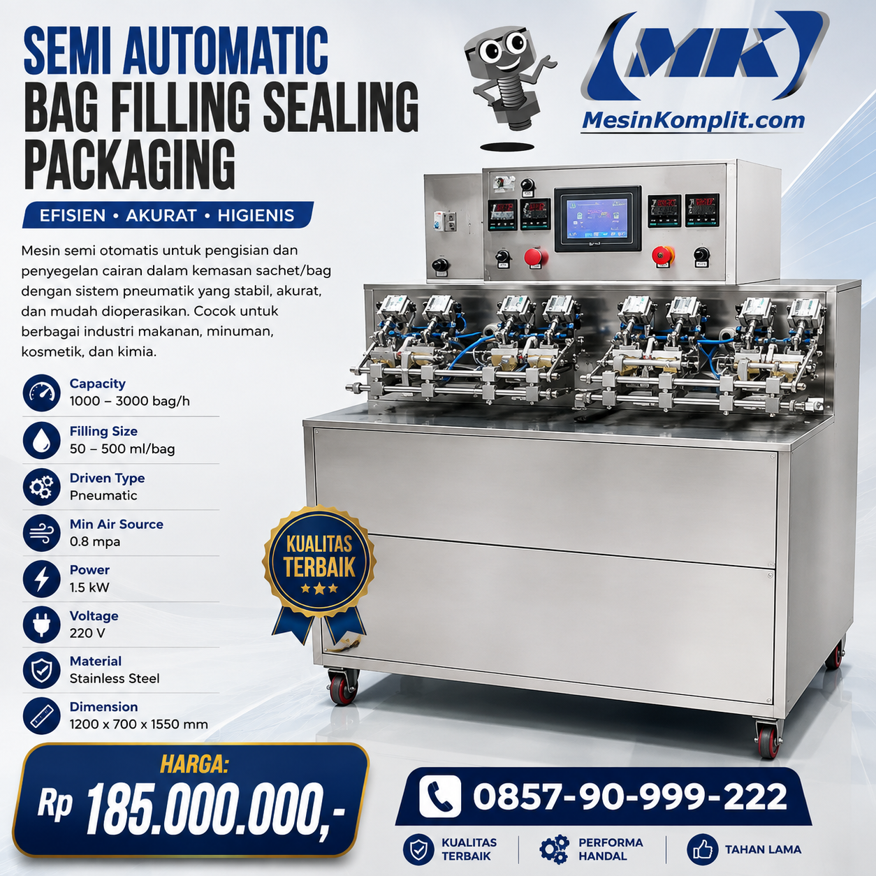Mesin Filling Sachet Pack...